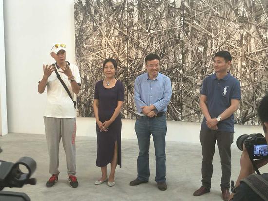 线象现象|“交织的丛林”朱维彬个人画展开幕