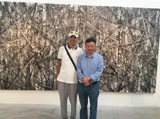 线象现象|“交织的丛林”朱维彬个人画展开幕