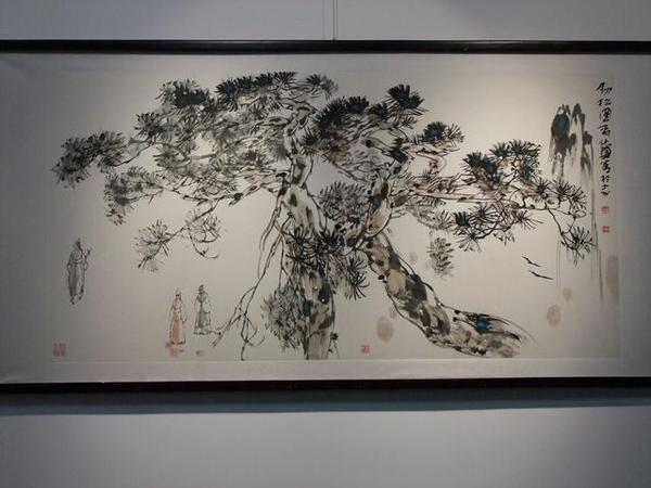 清风无尘——苍松画家禹化兴八十大展在郑州开展
