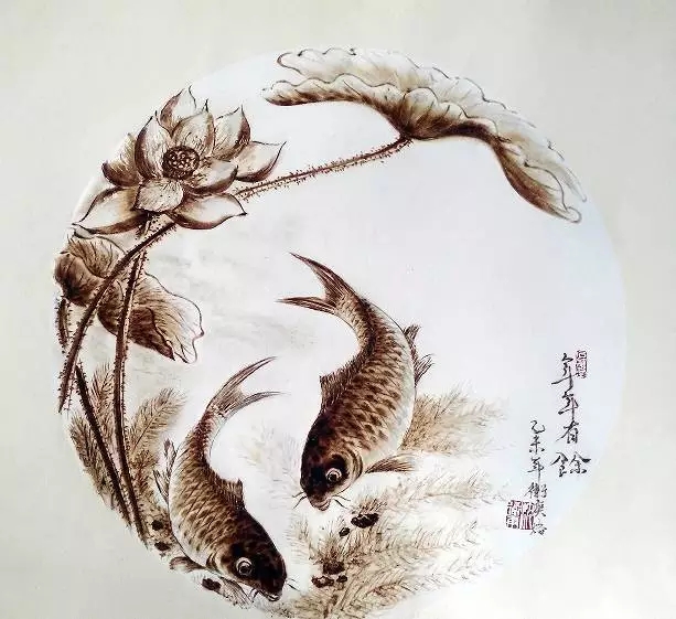“火笔”作画——沈卫庚老师“永不褪色”的绘画艺术