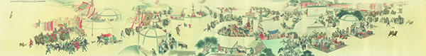 雒建安《大唐丝路盛景图》绽放金色丝路·盛世辉煌主题绘画展