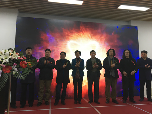 “旭海·金梦海湾8号杯”中国名家书画作品展开幕