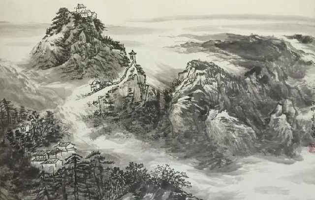 "山水有质而灵趣"——杭秋源武当山写生作品欣赏