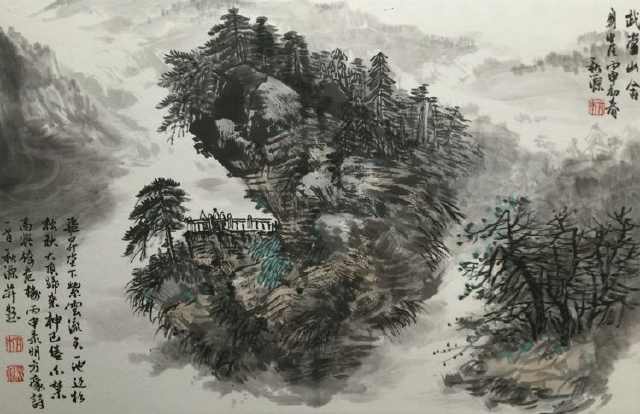 "山水有质而灵趣"——杭秋源武当山写生作品欣赏
