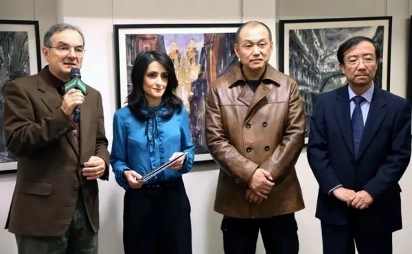 世界观：聂危谷中国画展在佛罗伦萨激情绽放