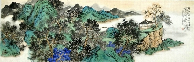 周广中2016青绿山水画随想
