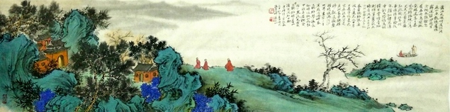 周广中2016青绿山水画随想