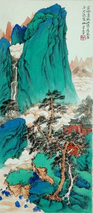 周广中2016青绿山水画随想