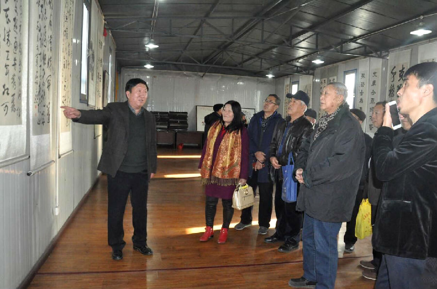 纪念《讲话》两周年韩家鳌书法作品展在平遥国际摄影精品馆隆