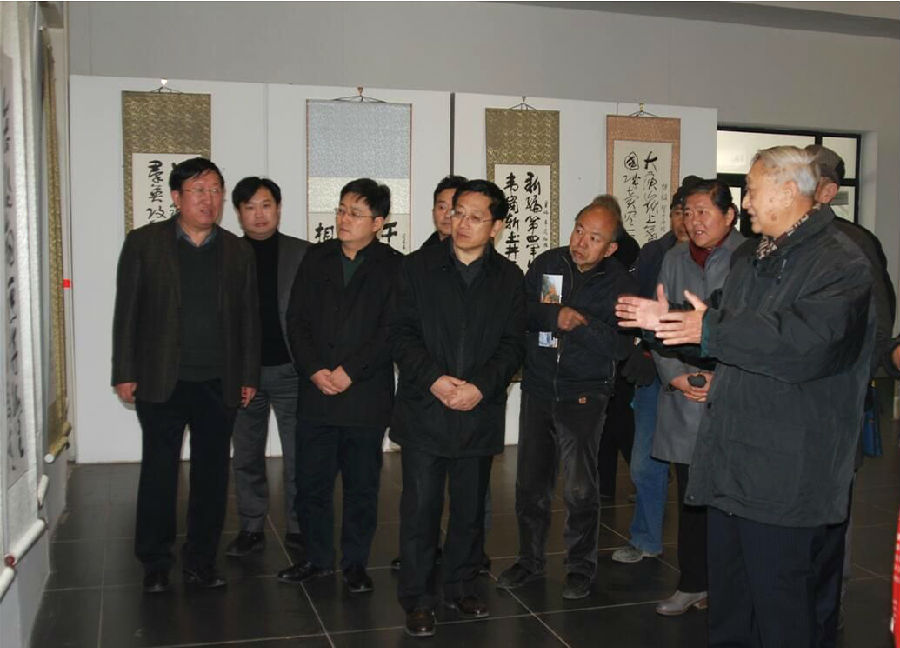 纪念《讲话》两周年韩家鳌书法作品展在平遥国际摄影精品馆隆