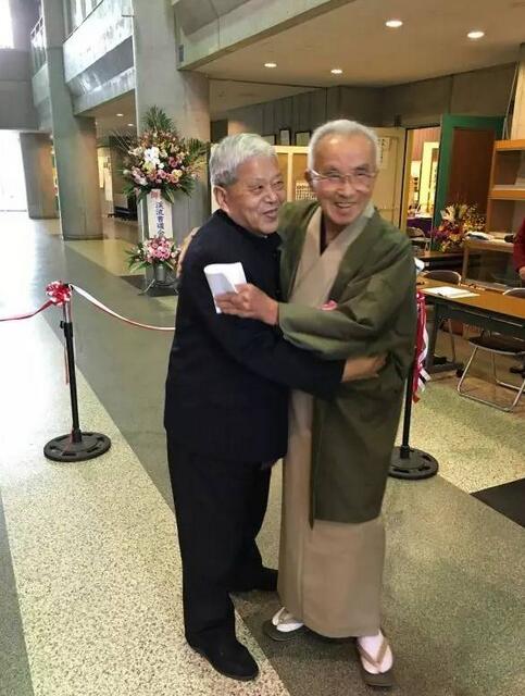 热烈庆祝马场惠峰九十寿纪念写经书展在日本开幕