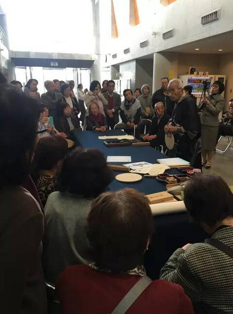 热烈庆祝马场惠峰九十寿纪念写经书展在日本开幕