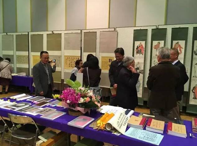 热烈庆祝马场惠峰九十寿纪念写经书展在日本开幕