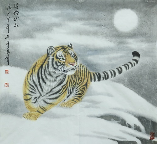 翰墨千秋签约代理左进伟、高伟等艺术家作品正在联展