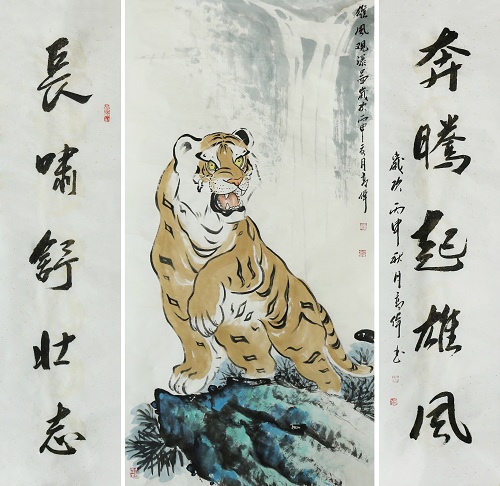 翰墨千秋签约代理左进伟、高伟等艺术家作品正在联展