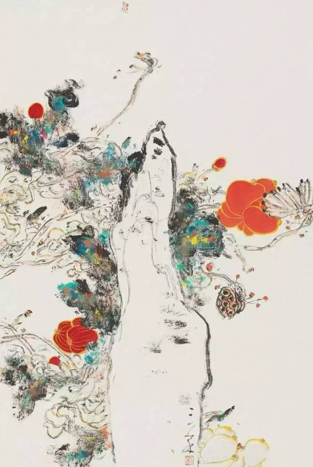 云水谣-幻荷刘三余焦墨作品展在北京东岳庙开展