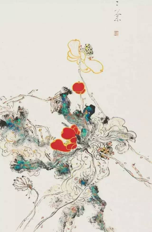 云水谣-幻荷刘三余焦墨作品展在北京东岳庙开展