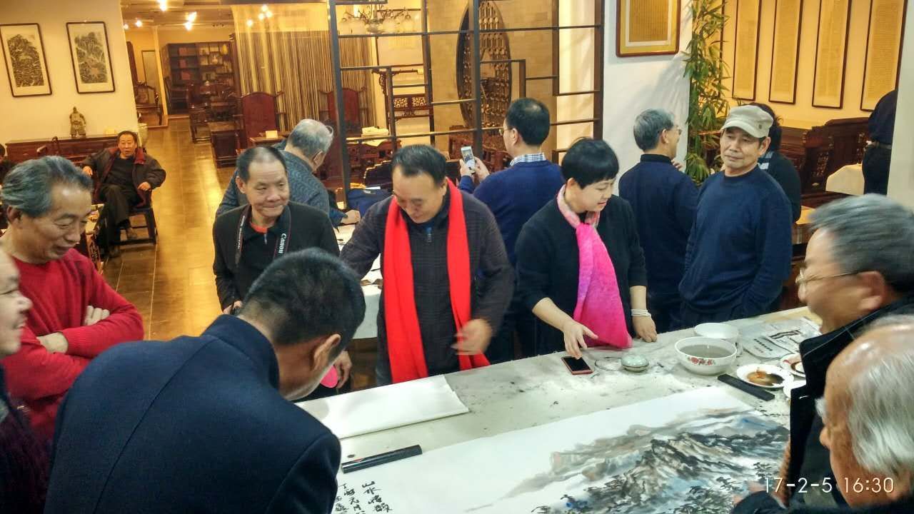 明月书画艺术馆开门红