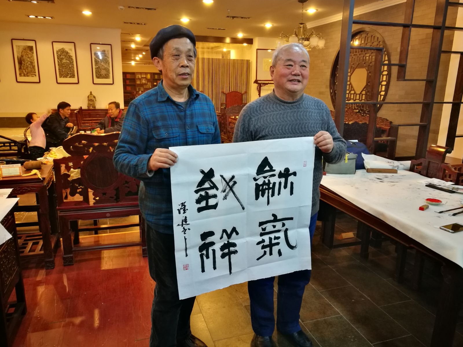 明月书画艺术馆开门红