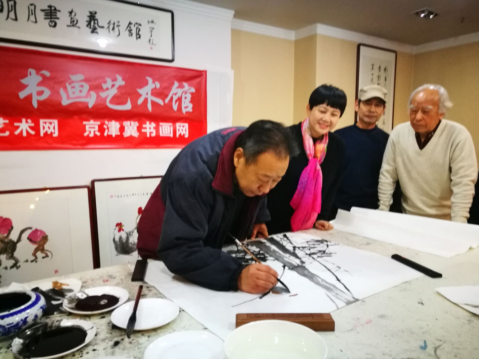 明月书画艺术馆开门红