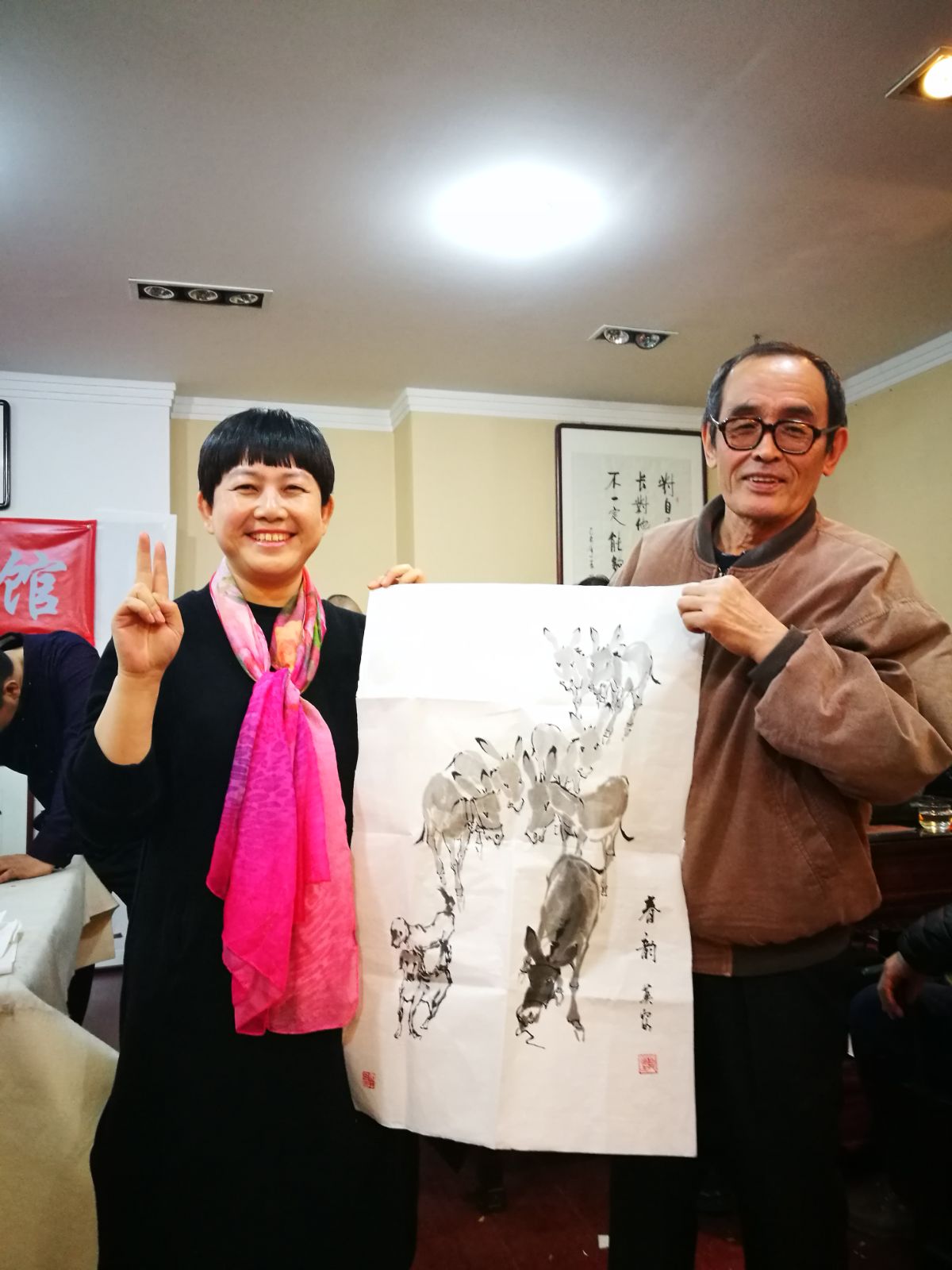 明月书画艺术馆开门红