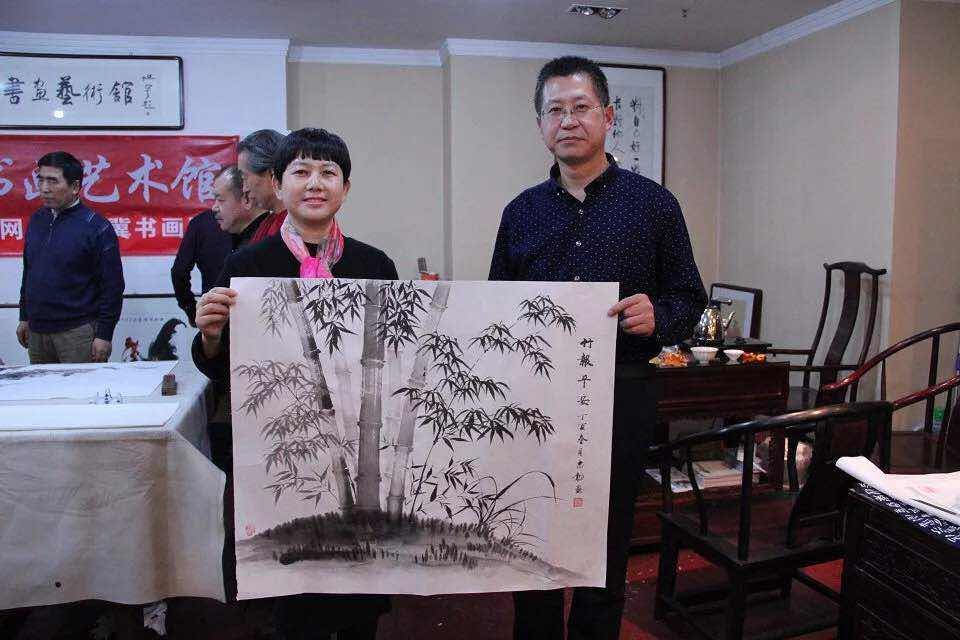 明月书画艺术馆开门红