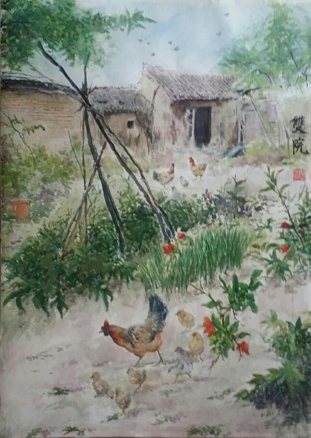 双院的《乡村记忆》画，让我想家