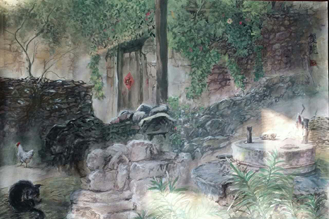 双院的《乡村记忆》画，让我想家