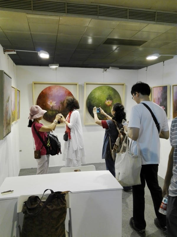 卢鹏油画作品惊艳亮相2017北京艺博会(图文