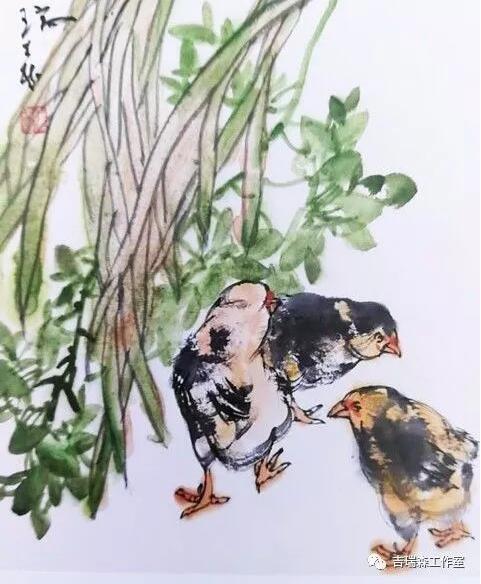 跟吉瑞森教授学画禽鸟——鸡