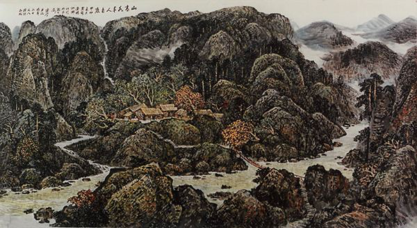 杨旭尧山水画艺术