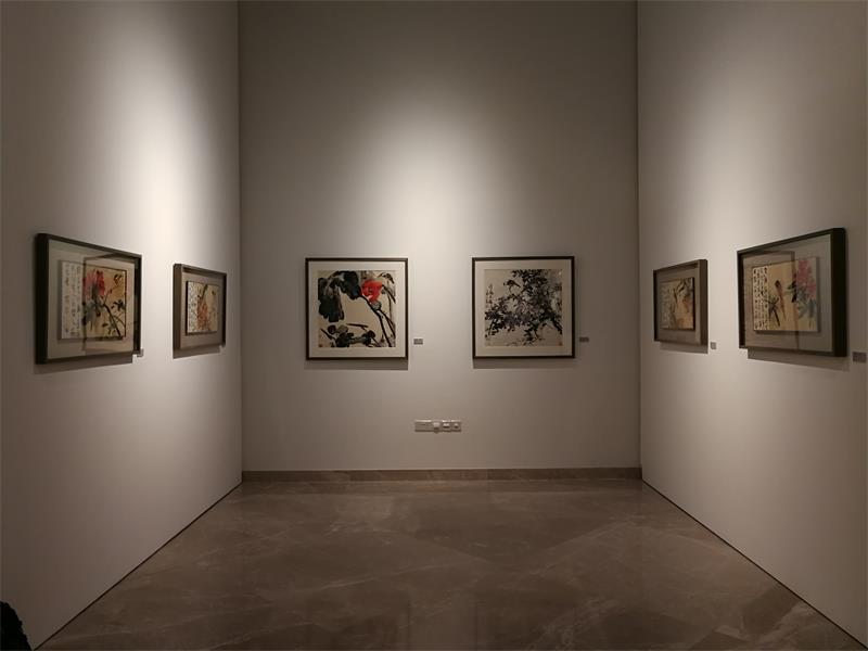 “由心造境——陈鹏大写意花鸟画精品展”在新加坡开幕