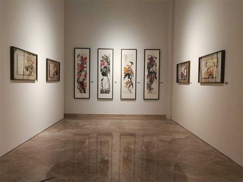 “由心造境——陈鹏大写意花鸟画精品展”在新加坡开幕