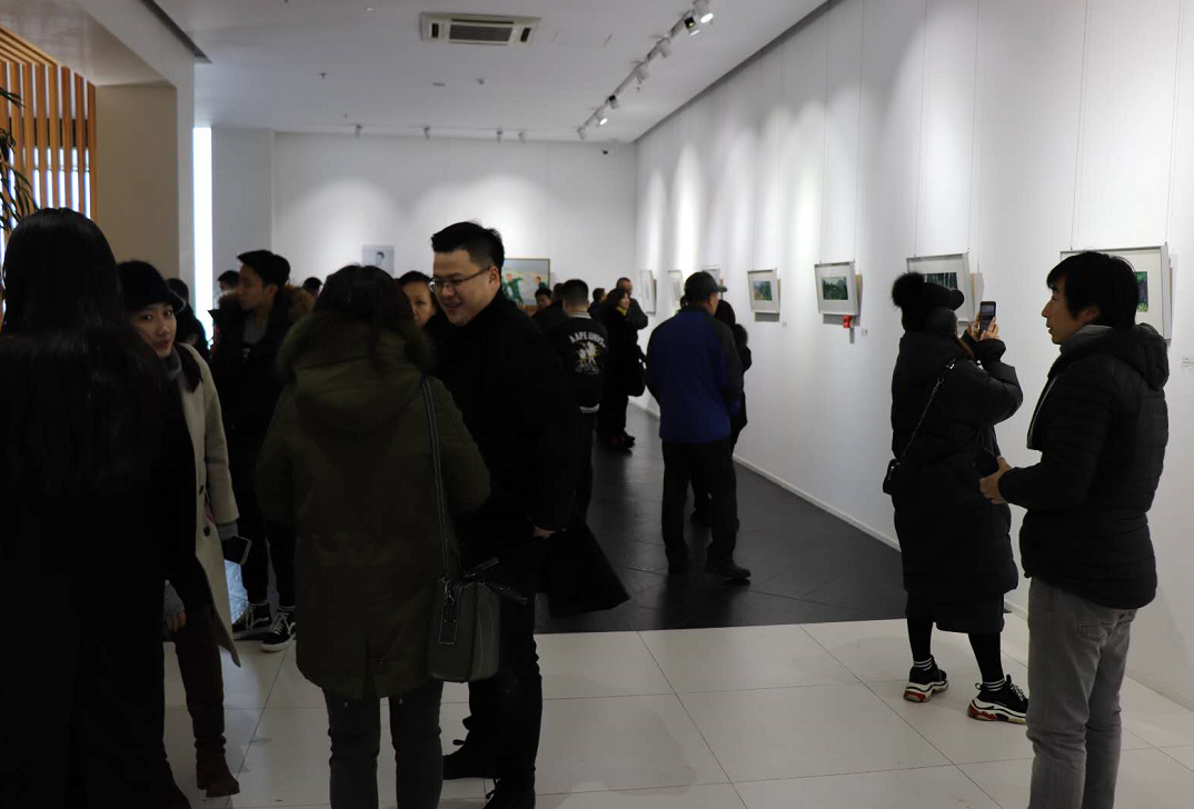 “艺道同行”时贯宇 萌芳 孙嘉远 解坤 姜婧美术作品展开幕式圆满成功