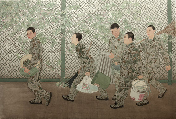 “艺道同行”时贯宇 萌芳 孙嘉远 解坤 姜婧美术作品展开幕式圆满成功
