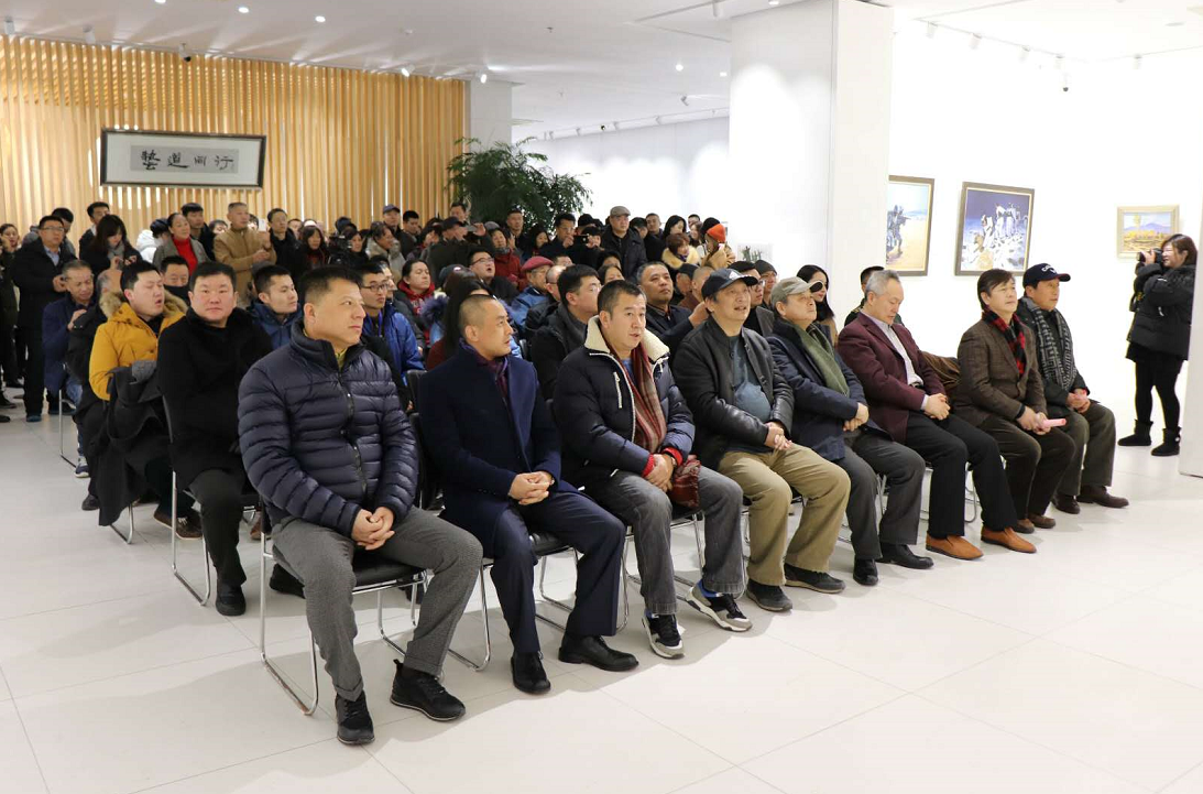 “艺道同行”时贯宇 萌芳 孙嘉远 解坤 姜婧美术作品展开幕式圆满成功