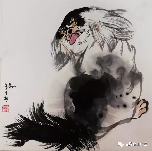吉瑞森教授狗年画狗