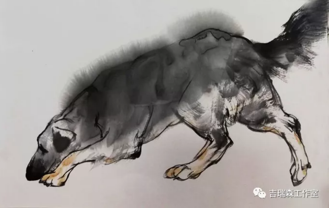 吉瑞森教授狗年画狗