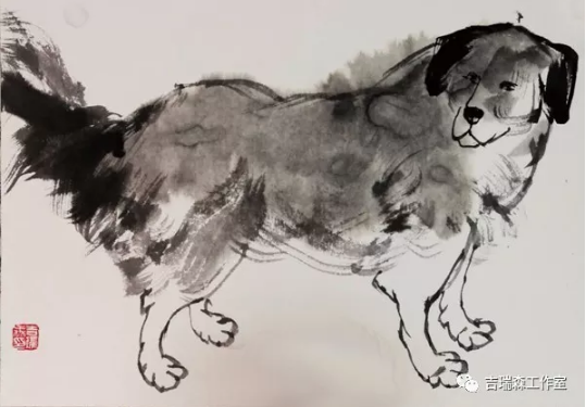 吉瑞森教授狗年画狗
