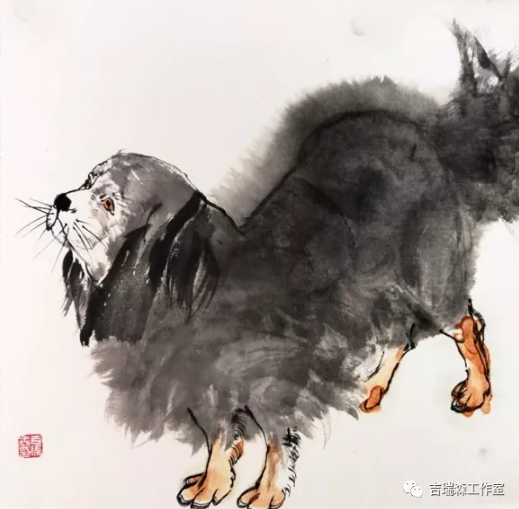 吉瑞森教授狗年画狗