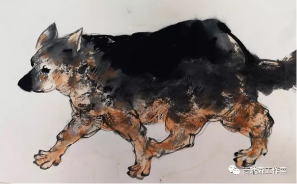 吉瑞森教授狗年画狗