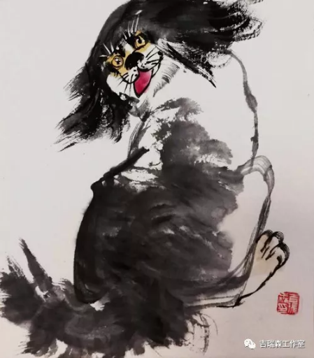 吉瑞森教授狗年画狗