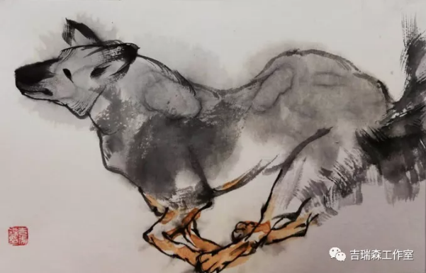 吉瑞森教授狗年画狗