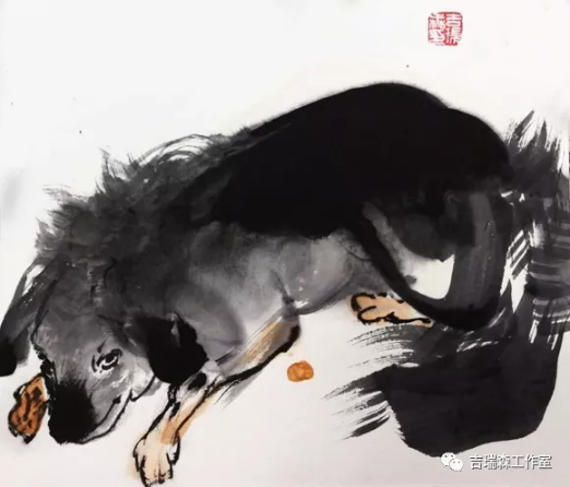 吉瑞森教授狗年画狗