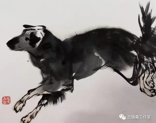 吉瑞森教授狗年画狗