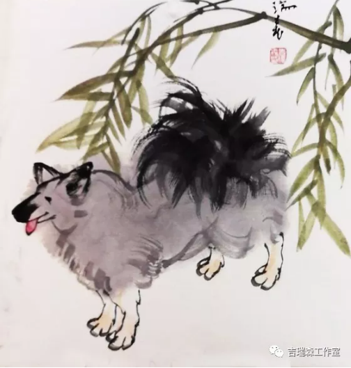 吉瑞森教授狗年画狗