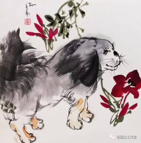 吉瑞森教授狗年画狗