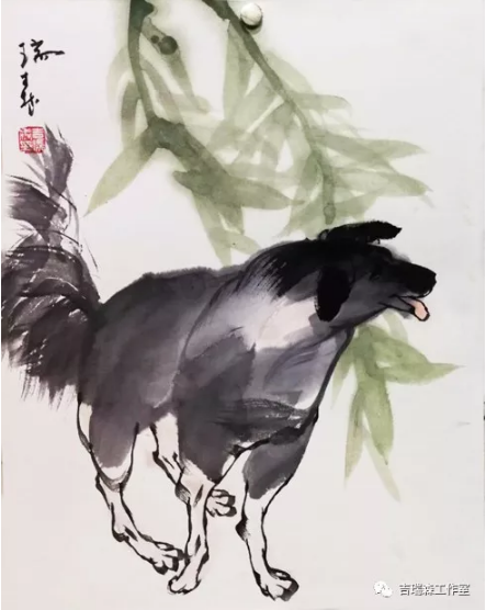 吉瑞森教授狗年画狗