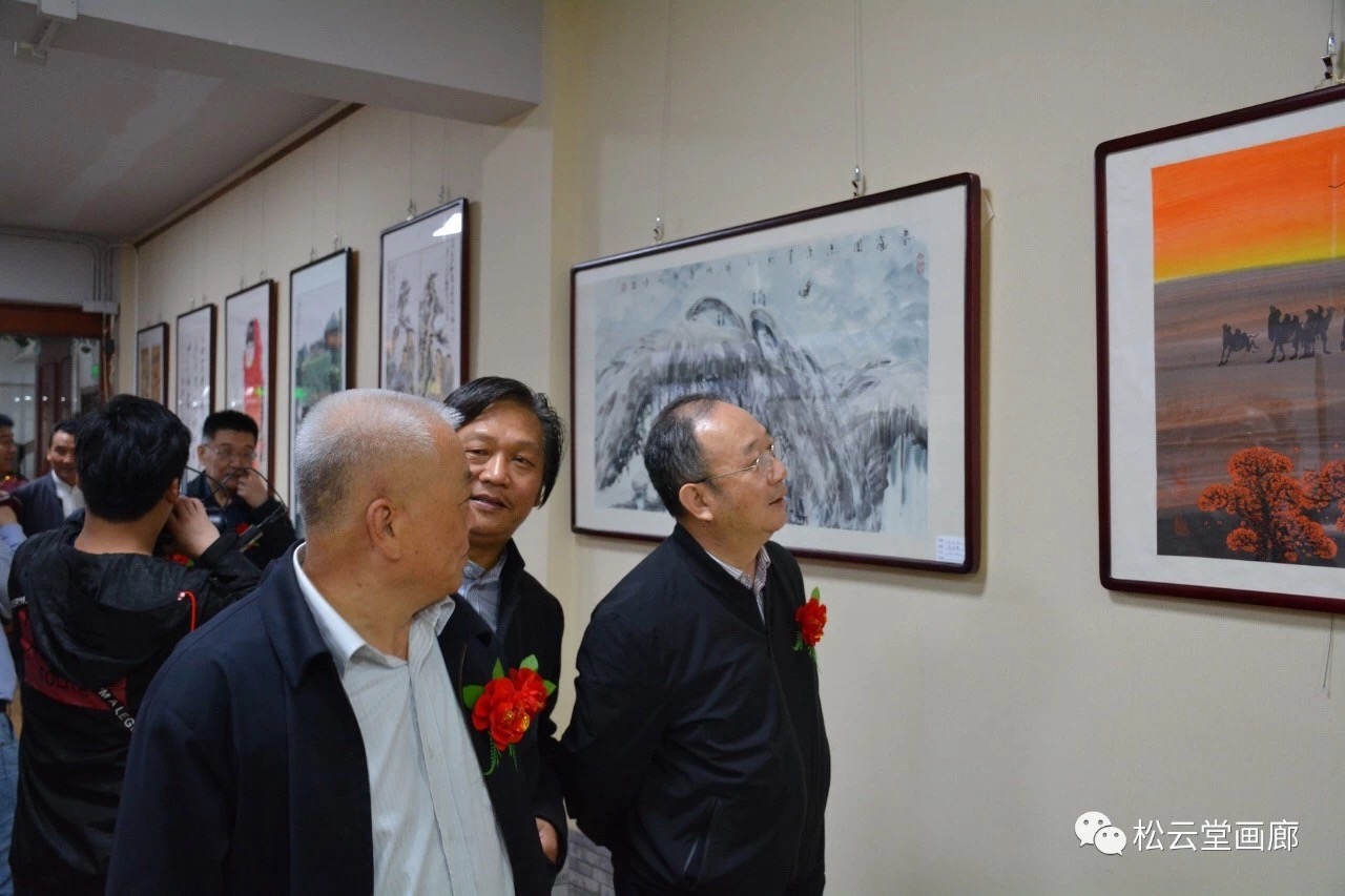 丝路画院首届名家书画作品展在琉璃厂盛大开幕