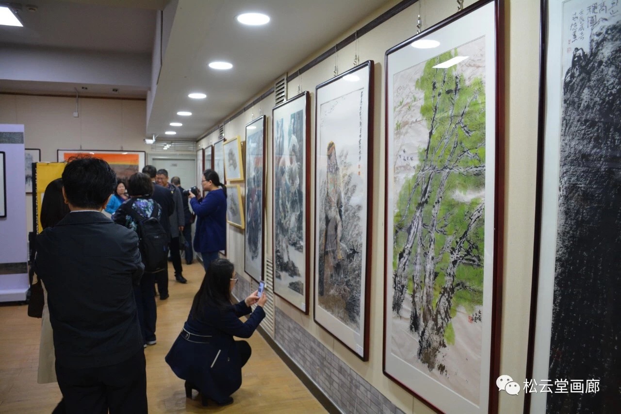丝路画院首届名家书画作品展在琉璃厂盛大开幕